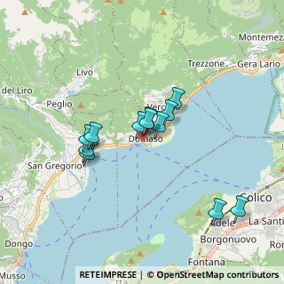 Mappa Via Garibaldi, 22013 Domaso CO, Italia (1.41417)