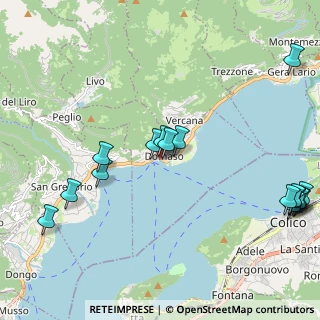 Mappa Via Garibaldi, 22013 Domaso CO, Italia (2.58438)