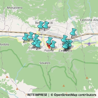 Mappa Via Cedrasco, 23010 Fusine SO, Italia (1.38059)