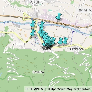 Mappa Via Cedrasco, 23010 Fusine SO, Italia (0.352)