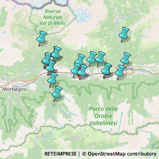 Mappa Via Giuseppe Garibaldi, 23010 Fusine SO, Italia (6.25)