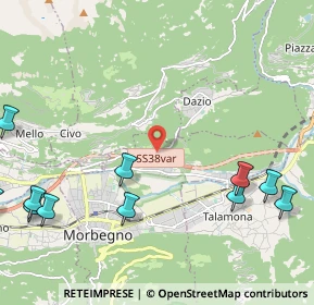 Mappa Via Don Angelo Martinelli, 23017 Morbegno SO, Italia (2.98818)