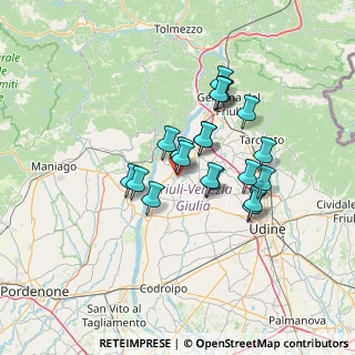 Mappa Via S. Luca, 33038 San Daniele del Friuli UD, Italia (10.63)