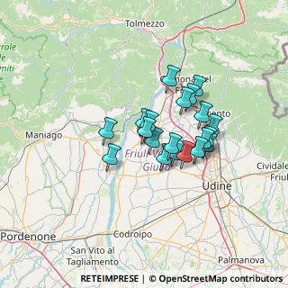 Mappa Via S. Luca, 33038 San Daniele del Friuli UD, Italia (9.7505)