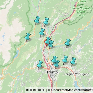 Mappa Via Guglielmo Chistè, 38015 Lavis TN, Italia (6.835)