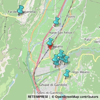 Mappa Via Guglielmo Chistè, 38015 Lavis TN, Italia (2.63154)