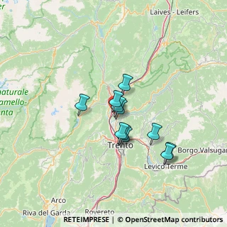 Mappa Via Guglielmo Chistè, 38015 Lavis TN, Italia (9.83636)