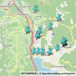 Mappa Viale del Lavoro, 32010 Pieve D'alpago BL, Italia (2.0705)