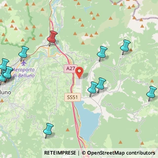 Mappa Viale del Lavoro, 32010 Pieve D'alpago BL, Italia (6.01083)