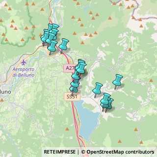 Mappa Viale del Lavoro, 32010 Pieve D'alpago BL, Italia (3.31263)