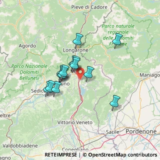 Mappa Viale del Lavoro, 32010 Pieve D'alpago BL, Italia (10.52857)