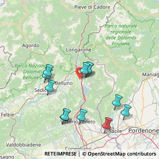 Mappa Località Vich, 32014 Ponte nelle Alpi BL, Italia (15.26333)