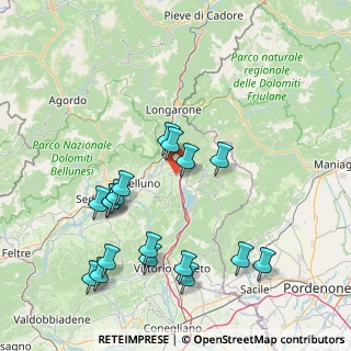 Mappa Località Vich, 32014 Ponte nelle Alpi BL, Italia (17.03944)