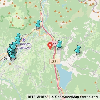 Mappa Località Vich, 32014 Ponte nelle Alpi BL, Italia (6.2015)