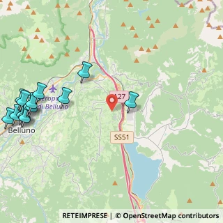 Mappa Località Vich, 32014 Ponte nelle Alpi BL, Italia (5.96786)