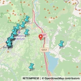 Mappa Località Vich, 32014 Ponte nelle Alpi BL, Italia (6.0365)