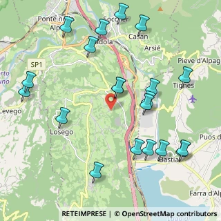 Mappa Località Vich, 32014 Ponte nelle Alpi BL, Italia (2.396)