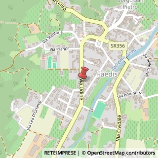 Mappa Via Udine, 68, 33040 Faedis, Udine (Friuli-Venezia Giulia)
