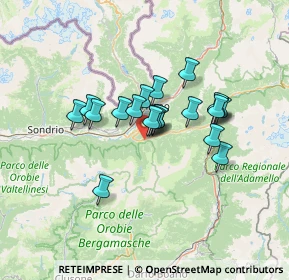 Mappa Via Vecchio Mulino, 23031 Aprica SO, Italia (9.9225)