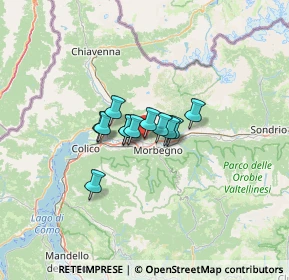 Mappa Via Coffedo, 23019 Traona SO, Italia (6.67917)