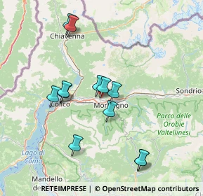 Mappa Via Coffedo, 23019 Traona SO, Italia (13.8175)