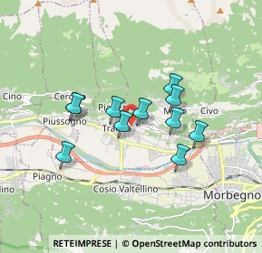 Mappa Via Coffedo, 23019 Traona SO, Italia (1.34455)