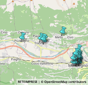 Mappa Via Coffedo, 23019 Traona SO, Italia (2.681)