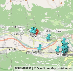 Mappa Via Coffedo, 23019 Traona SO, Italia (2.49917)