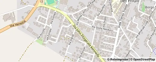 Mappa San Daniele del Friuli
