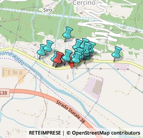 Mappa Via alla Campagna, 23016 Cercino SO, Italia (0.21818)