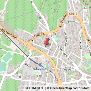 Mappa Via Fortunato Depero, 16, 38015 Lavis, Trento (Trentino-Alto Adige)