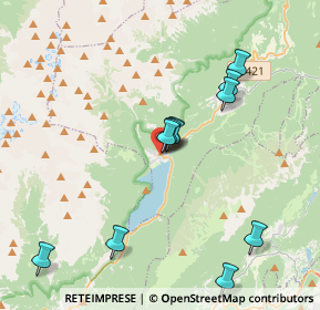 Mappa Sentiero per Lago, 38018 Molveno TN, Italia (3.73455)