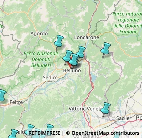 Mappa Via Volontari della Libertà, 32100 Belluno BL, Italia (25.335)