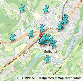 Mappa Via Volontari della Libertà, 32100 Belluno BL, Italia (0.751)