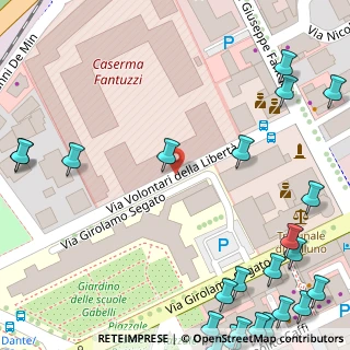 Mappa Via Volontari della Libertà, 32100 Belluno BL, Italia (0.0913)
