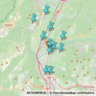 Mappa Via Giovanni Segantini, 38015 Lavis TN, Italia (2.93273)