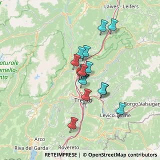 Mappa Via Giovanni Segantini, 38015 Lavis TN, Italia (10.80929)
