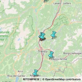 Mappa Via Giovanni Segantini, 38015 Lavis TN, Italia (34.54214)