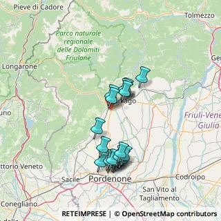 Mappa Via della Croce, 33086 Montereale Valcellina PN, Italia (13.0185)