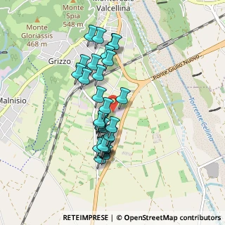 Mappa Via della Croce, 33086 Montereale Valcellina PN, Italia (0.76429)