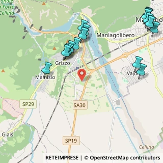Mappa Via della Croce, 33086 Montereale Valcellina PN, Italia (2.9205)