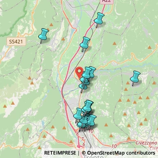 Mappa Via Fortunato Depero, 38015 Lavis TN, Italia (3.9995)