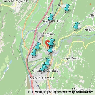 Mappa Via Fortunato Depero, 38015 Lavis TN, Italia (1.69818)