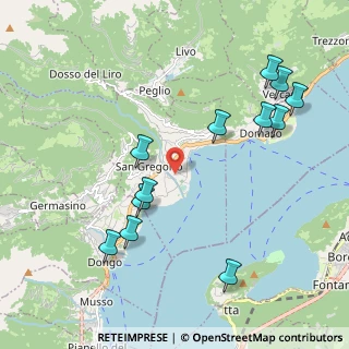Mappa Via Moriggia Pelascini, 22015 Gravedona ed Uniti CO, Italia (2.2325)
