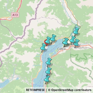 Mappa Via Moriggia Pelascini, 22015 Gravedona ed Uniti CO, Italia (7.31364)