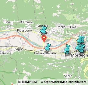 Mappa Via Ligabue, 23019 Traona SO, Italia (2.38769)