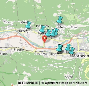 Mappa Via Ligabue, 23019 Traona SO, Italia (1.41455)