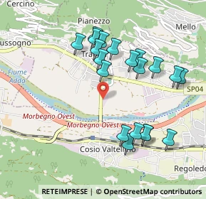 Mappa Via Ligabue, 23019 Traona SO, Italia (0.9395)