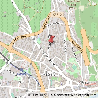 Mappa Via Peratoner, 7, 38015 Lavis TN, Italia, 38015 Lavis, Trento (Trentino-Alto Adige)