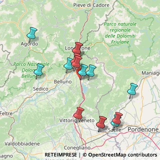 Mappa Località la Secca, 32014 Ponte nelle Alpi BL, Italia (14.85267)